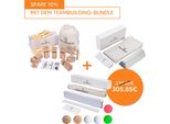 Ideen.Kollektiv Team Building Bundle: FröBelturm, Zauberstab & Teambahn - Giochi Di Cooperazione E Giochi Educativi Per Un Efficace Lavoro Di Squadra