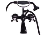 SlezáK-Rav Miscelatore Per Bagno SlezáK Rav Morava Retro MK359.5/2CMATC Nero/Cromo Colore: Nero Opaco/Cromo, Dimensioni: 150 Mm