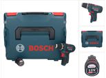 Bosch Gsr 12V-15 Trapano Avvitatore Professionale A Batteria 12 V 30 Nm + 1X Batteria 2,0 Ah + L-Boxx - Senza Caricabatterie