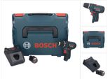 Bosch Gsr 12V-15 Trapano Avvitatore A Batteria Professionale 12 V 30 Nm + 1X Batteria 2,0 Ah + Caricabatterie + L-Boxx