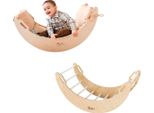 Arco Di Arrampicata In Legno "Moon"" | Triangolo Di Arrampicata Per Bambini | Giocattoli Montessori | Parco Giochi Rockerboard"