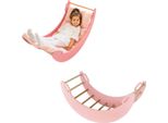 Arco Di Arrampicata In Legno "Moon"" | Triangolo Di Arrampicata Per Bambini | Giocattoli Montessori | Parco Giochi Rockerboard"