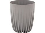 Siena Garden Ecobowl Palma 25 Cm Grigio Plastica/Legno,Grigio 25X25X29,7