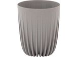 Siena Garden Eco Fioriera Palma 19 Cm Grigio Plastica/Legno,Grigio 19X19X22,6