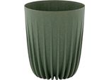 Siena Garden Eco Fioriera Palma 25 Cm Verde Plastica/Legno,Verde 25X25X29,7