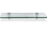 Mensola In Vetro 60X10X0,8 Cm Con Supporto Mensola In Vetro Mensola Da Parete Mensola Da Bagno Mensola Da Appendere Vetro Trasparente