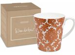 Tazza KöNitz Wunderbar Copper Lace, Tazza Con Scatola Regalo, Bone China, 600 Ml, 11 5 255 2748