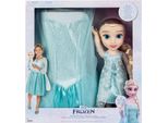 Jakks Pacific Disney La Regina Del Ghiaccio 2 Elsa Bambola + Costume 38 Cm Blu Blu Taglia Unica