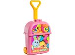Carrello Dei Mattoncini Rosa Moltó. 20 Pezzi Inclusi.