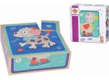 Cubo Illustrato Eichhorn Friends, 9 Pezzi.