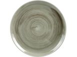 Churchill Stonecast Patina Antique, Piatto Da Portata Rotondo, Verde, 288 Mm (12 Pezzi)