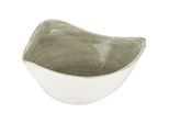 Churchill Stonecast Burnished Green Teller Tief, Triangle, ø: 153 Mm