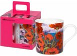 KöNitz Mug Large Poppy - Emil Nolde, In Confezione Regalo, Bone China, Rosso, 400 Ml, 11 5 004 2791