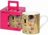 Tazza KöNitz Il Bacio I - Gustav Klimt, In Confezione Regalo, Bone China, Colorata, 400 Ml, 11 5 004 2765