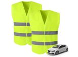 Kit Di Pronto Soccorso Per Auto 3 In 1 - Kit Di Pronto Soccorso Per Auto, Gilet Di Segnalazione, Triangolo Di Segnalazione - Kit Di Soccorso E Accessori Per Incidenti Per Auto