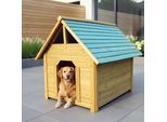 Mucola Cuccia Per Cani All'aperto 95CM Gabbia Per Cani Resistente Alle Intemperie Casa Per Cani In Legno Cuccia Per Animali Domestici Grotta Per Cani