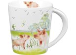 Tazza KöNitz Animali Della Fattoria - Maiale, Tazza, Tazza Da Caffè, In Porcellana, Colorata, 380 Ml, 1111342699