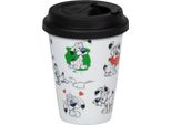 KöNitz Togo Mug Sniff Sniff, To Go Mug, Porcellana, Colorato, 380 Ml, 1151622043