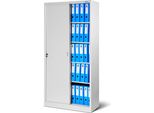 Armadio Per Archiviazione Armadio Per Ufficio Armadio In Acciaio Grigio 185X90X40