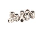 Testa A Sfera Dell'ammortizzatore Rc, Testa A Sfera Degli Ammortizzatori Rc, Testa Dell'ammortizzatore Rc 1/10, Estremità Dell'asta Dell'ammortizzatore, Testa A Sfera Dell'ammortizzatore Per Axial, Accessorio Rc