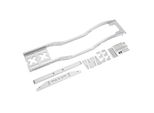 Set Telaio Auto Rc, Telaio Rc 1/10 Con Paraurti, Set Telaio In Metallo Per SCX10 D90, Telaio Corpo Auto Rc 1/10, Telaio Telaio Auto Rc, Accessori Metallo Auto Rc