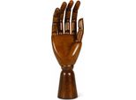 Authentic Models Ausilio Decorativo Per Il Disegno Aritst Hand, Mano D'artista In Posa, Legno, Ottone, MG001F