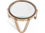 Authentic Models Lente D'ingrandimento Da Tavolo Ottone, Lente D'ingrandimento Da Tavolo, Alluminio / Vetro, Ø 10,5 Cm, AC043