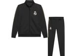 Tuta Da Allenamento Real Madrid Bambini 25/26 - Nero - Taglia 128 / 8 Anni - Tuta Da Allenamento Real Madrid - Abbigliamento Calcio - Prodotto Ufficiale
