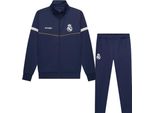 Tuta Da Allenamento Real Madrid Uomo 25/26 - Blu - Taglia M / Medium - Abbigliamento Calcio - Prodotto Ufficiale