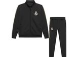Tuta Da Allenamento Real Madrid Bambini 25/26 - Nero - Taglia 140 / 10 Anni - Tuta Da Allenamento Real Madrid - Abbigliamento Calcio - Prodotto Ufficiale
