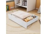 Sweiko Due Cassetti, Contenitore Sotto Il Letto, Mdf + Rotelle, Bianco (93X67X20Cm) (Solo Cassetti)