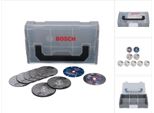 Bosch L-Boxx Mini Set Di Dischi Da Taglio E Dischi Abrasivi 76 X 10 Mm 9 Pezzi ( 06159975VC )