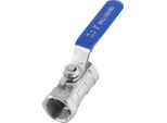 Valvola A Sfera In Acciaio Inox 304 Con Filettatura Sanitaria (3/4" Bsp)"