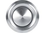 Apertura Di Ventilazione Regolabile A Parete/Soffitto In Acciaio Inox, Copertura Rotonda Del Condotto Di Ventilazione (125 Mm)