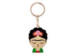 Portachiavi Frida Kahlo Ciondolo Smaltato Ca. 3,8 X 0,2 X 10,1 Cm
