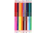Matite Colorate Esagonali A Doppia Testa 24 Colori Per Disegno Schizzi Regali Per Bambini