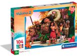 Clementoni Disney Vaiana 2 Puzzle 104 Pezzi Taglia Unica