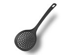 Fackelmann Schiumarola Antiaderente In Nylon Alto Spessore, 34 X 11 Cm, Linea Nero
