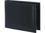 Oxmox Pelle Portafoglio Leather Rfid Protect PocketböRse Freedom Anchor Embossed Black Nero