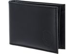 Oxmox Pelle Portafoglio Leather Rfid Protect PocketböRse Freedom Lion Embossed Black Nero
