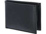 Oxmox Pelle Portafoglio Leather Rfid Protect PocketböRse Ox 2.0 Embossed Black Nero