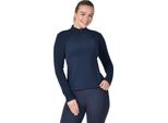 Dublin - Top Da Donna, Spazzolato, Da Equitazione, Manica Lunga WB2329 (42 It) (Navy)