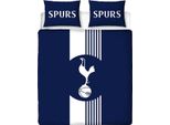 Tottenham Hotspur Fc - Set Di Biancheria Da Letto AG3971 (Letto Matrimoniale) (Blu/Bianco)