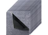 Vevor Quadrotte Di Moquette 457,2 X 457,2 X 12 Mm, Confezione Da 10, Moquette Autoadesiva Con Superficie Di 2,0 M², Pavimentazione In Moquette, Facile Sostituzione Fai Da Te Per Soggiorno E Ufficio, Grigio