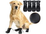 Inf Stivali Impermeabili Antiscivolo Per Cani - Protezione Zampe Per Outdoor, 4 Pezzi L