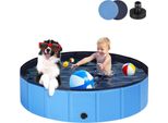 Piscina Per Cani Pieghevole Ezilif 120 X 30 Cm Ezilif In Pvc Antiscivolo Per Bambini
