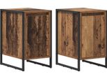 Syfax™ Comodino 2 Pcs Legno Vecchio 39,5 X 30 X 50 Cm
