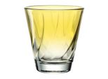 Leonardo Twist Bicchiere Da Whisky 215Ml Giallo