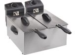 Tristar Friggitrice A Doppio Cestello FR-6937 - 2 X 3 Litri In Acciaio Inox