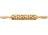 Mattarello Folkroll Motivo Zucca Di Halloween, Medio, 37 Cm, Mattarello, Rullo Per Goffratura, Motivo, Rullo, Legno Di Faggio, 892875
